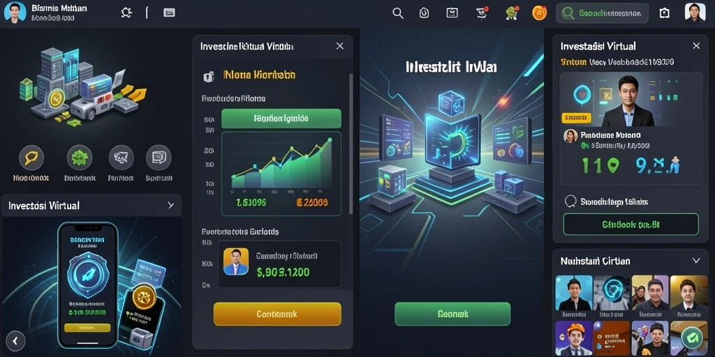 Fitur interaksi sosial dengan pemain lainnya.
