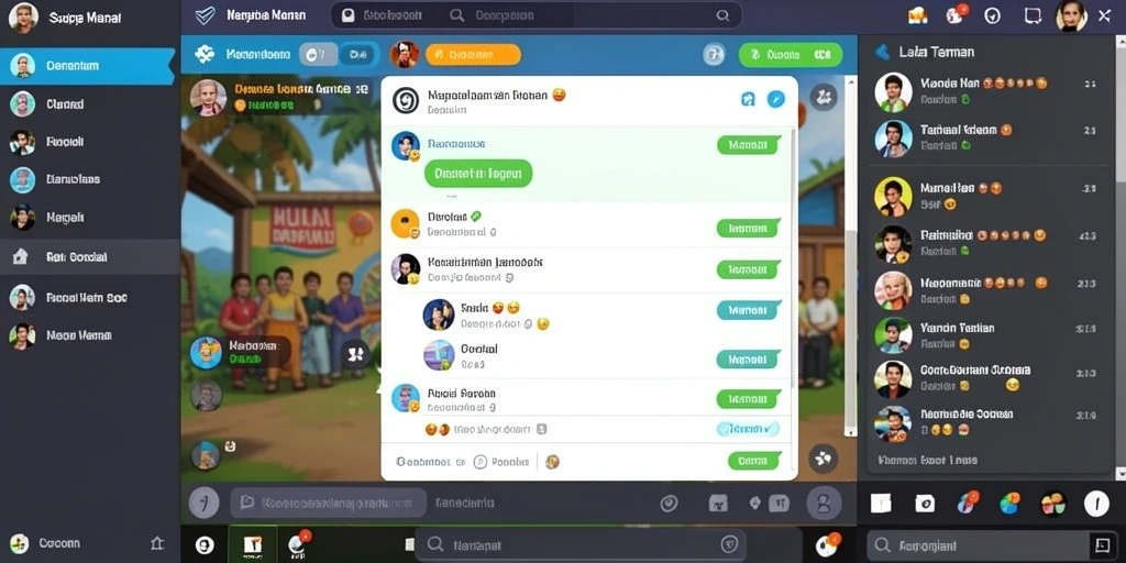 Fitur multiplayer yang memungkinkan strategi bersama.