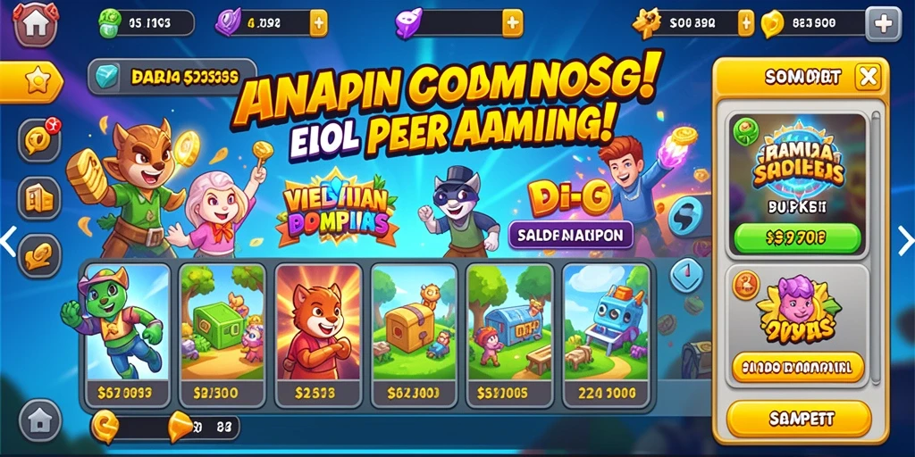 Fitur sosial yang memungkinkan interaksi dengan pemain lain.